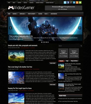 VideoGamer Darkblogger template