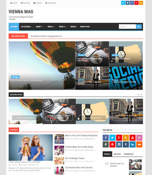 Vienna Magblogger template