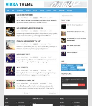 Vikka Fast Loadingblogger template