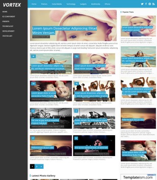Vortex Responsiveblogger template
