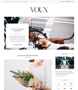 Voux Sliderblogger template