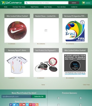 WeCommerce Responsiveblogger template