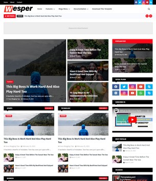 Wesperblogger template