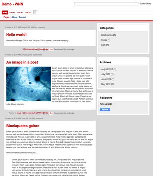 WNNblogger template