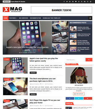 XMagblogger template