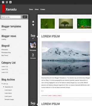Xanadublogger template