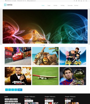 Xenia Portfolioblogger template