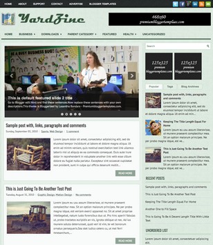 YardZine 2 Columnsblogger template