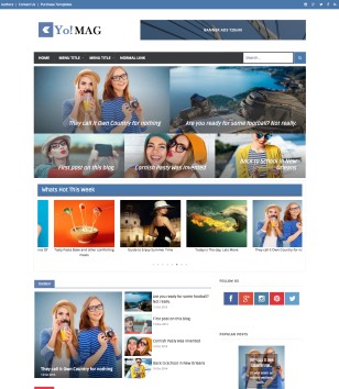 Yo Magblogger template
