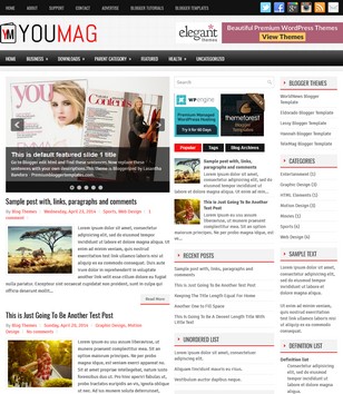 YouMag Responsiveblogger template