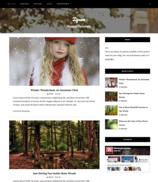 Zipsonblogger template